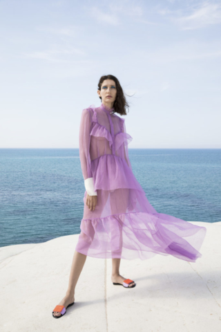 kleid: petar petrov styling: amanda brooke, fotos: margherita angeli, model: maria stass