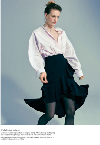 ANNABELLE / STYLIN ? SHIRTING ! // bluse: acne studios redaktion: michèle boeckmann fotos: johanna hullar