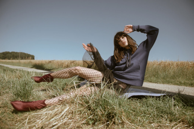 LIIKE MAGAZINE / THE WIND CRIES MARRY // hoodie: acne studios styling: debora giugno fotos: noemi ottilia szabo hair: lilith amrad skin: sophia singh