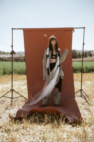 LIIKE MAGAZINE / THE WIND CRIES MARRY // hoodie: acne studios styling: debora giugno fotos: noEmi ottilia szabo hair: lilith amrad skin: sophia singh