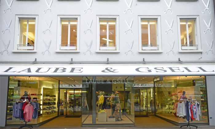 Laube & Gsell &ndash; Ladenfassade