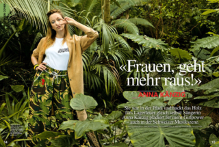 SI GRÜN / FRAUEN, GEHT MEHR RAUS ! // hose: off white styling: oriana tundo fotos: peter hauser hair & makeup: nicola fischer
