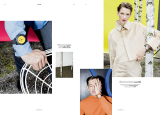Z MAGAZIN / FRÜHLINGSERWACHEN // jacket: acne studios turtleneck: fidelio styling: carolin ziegler fotos: raphael just